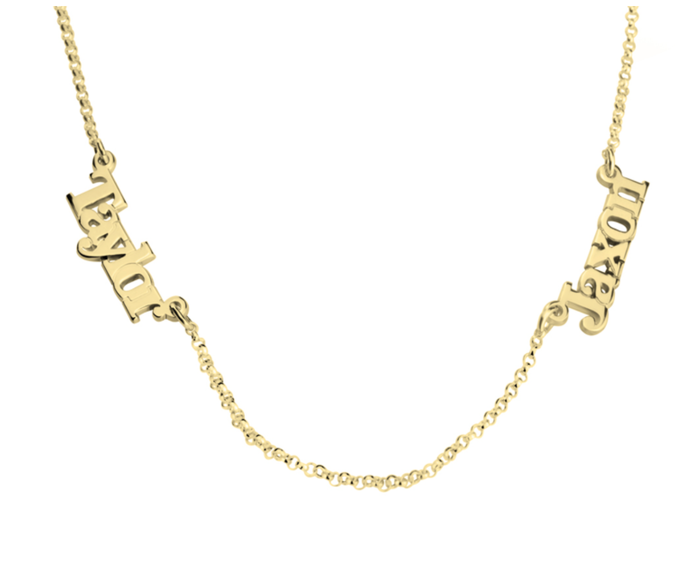 Two Name Necklace