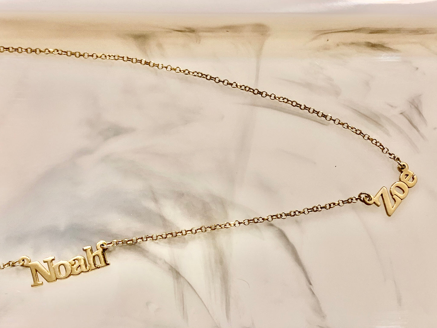 Two Name Necklace